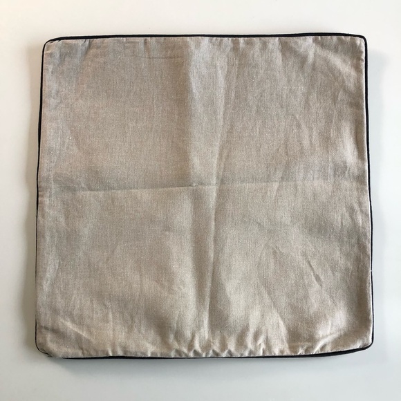 PB | Brown Linen Pillow Cover - Picture 2 of 7